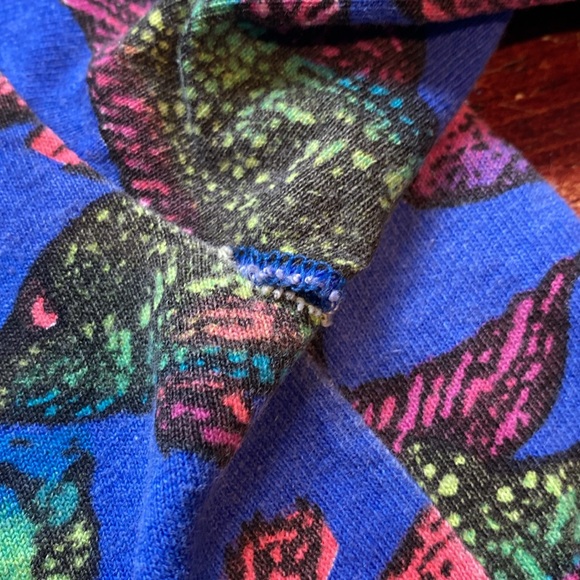 Vintage Columbia Neon Fish AOP T-Shirt: One Size - Picture 8 of 9